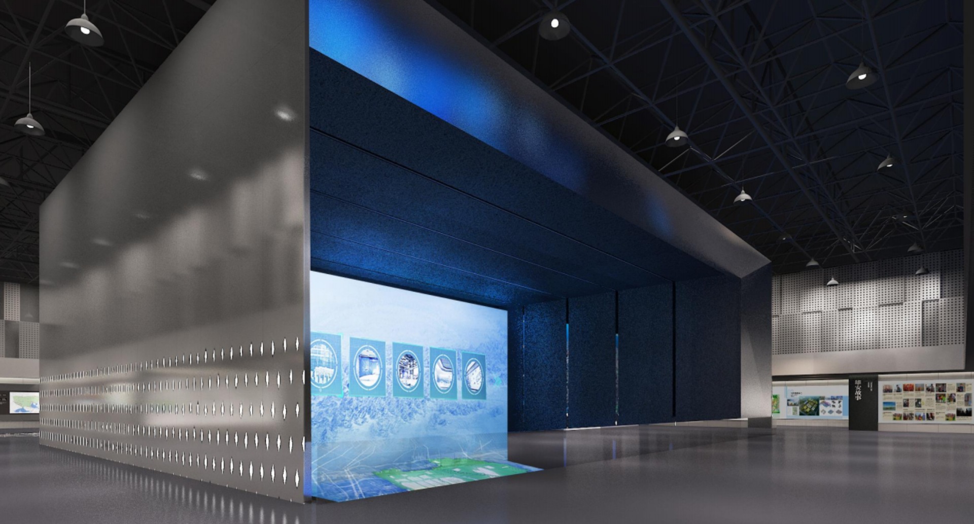 雄安展示中心数字规划展厅