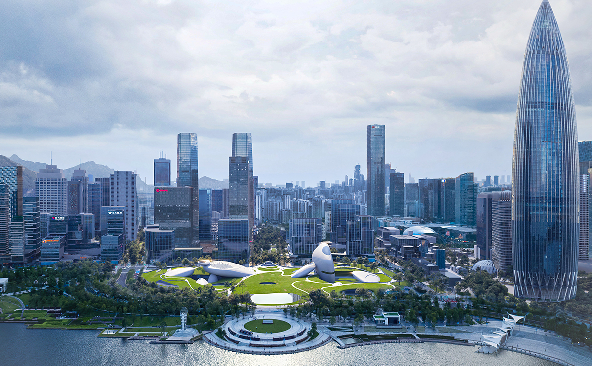 深圳湾文化广场（深圳创意设计馆和深圳科技生活馆）