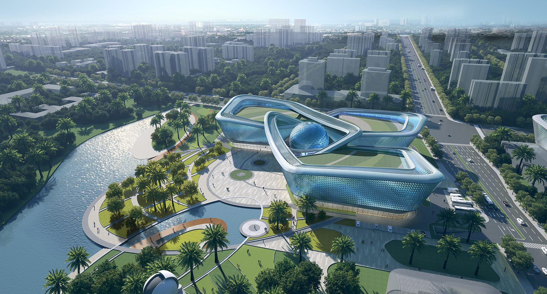 苏颂天文馆建筑鸟瞰